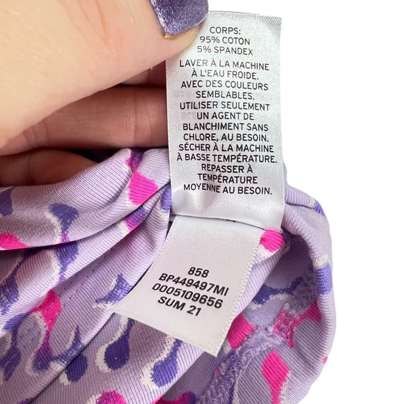 NWT BP. Purple Geo Tube Tank Top Size XS - Picture 5 of 7